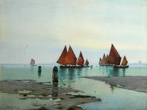 Sailing Boats, 1897-Richard Bergholz-Giclee Print