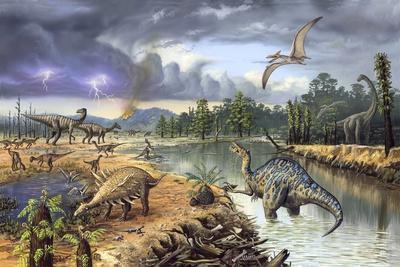 Early Cretaceous Life, Artwork