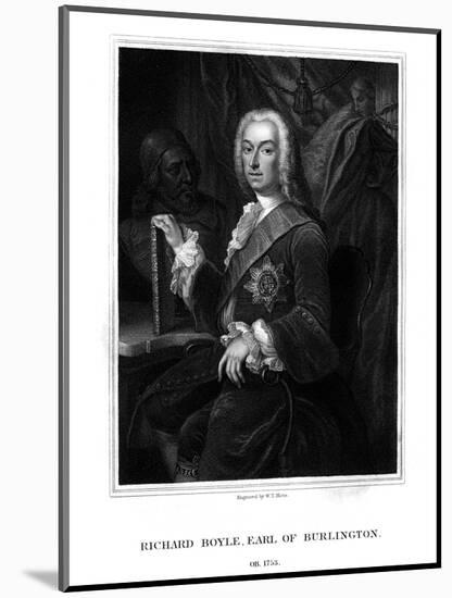 Richard Boyle, 3rd Earl of Burlington, English Patron of the Arts-WT Mote-Mounted Giclee Print
