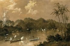 A Naval Engagement in Perak, Malaysia, 1885-Richard Bridges Beechey-Giclee Print