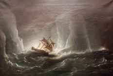 Hms Erebus and Terro, Escape from the Bergs, 13 March 1842, 1863-Richard Bridges Beechey-Giclee Print