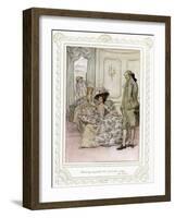 Richard Brinsley Sheridan's play-Hugh Thomson-Framed Giclee Print