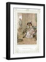 Richard Brinsley Sheridan's play-Hugh Thomson-Framed Giclee Print