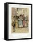 Richard Brinsley Sheridan's 'The School for Scandal'-Hugh Thomson-Framed Stretched Canvas