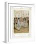 Richard Brinsley Sheridan's 'The School for Scandal'-Hugh Thomson-Framed Giclee Print