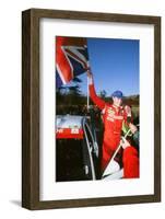 Richard Burns, winner 1999 Network Q rally-null-Framed Photographic Print