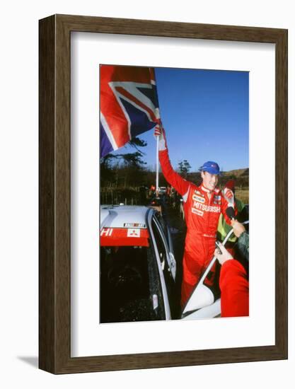 Richard Burns, winner 1999 Network Q rally-null-Framed Photographic Print