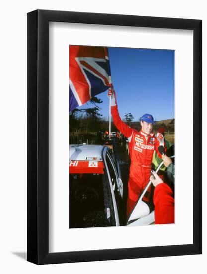 Richard Burns, winner 1999 Network Q rally-null-Framed Photographic Print