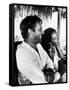 Richard Burton and Elizabeth Taylor on Location-Gjon Mili-Framed Stretched Canvas