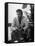 Richard Burton Relaxing in Cantina on Location-Gjon Mili-Framed Stretched Canvas