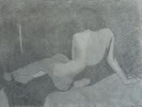 Nude Study, 1914-Richard Carline-Laminated Giclee Print