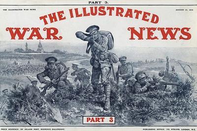 Illustrated War News Front Cover, Attacking Infantrymen