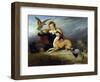 Richard Cavendish with 'spot', the 6th Duke of Devonshire's Italian Greyhound, C.1828-Edwin Henry Landseer-Framed Giclee Print