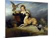 Richard Cavendish with 'spot', the 6th Duke of Devonshire's Italian Greyhound, C.1828-Edwin Henry Landseer-Mounted Giclee Print