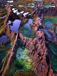 Sandstone Fins and Algae Filled Pools, Pirates Cove, Corrie, Arran-Richard Childs Photography-Photographic Print