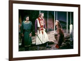 Richard Coeur by Lion King Richard and the Crusaders by DavidButler with George Sanders and Laurenc-null-Framed Photo