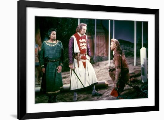 Richard Coeur by Lion King Richard and the Crusaders by DavidButler with George Sanders and Laurenc-null-Framed Photo