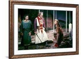 Richard Coeur by Lion King Richard and the Crusaders by DavidButler with George Sanders and Laurenc-null-Framed Photo