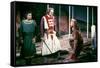 Richard Coeur by Lion King Richard and the Crusaders by DavidButler with George Sanders and Laurenc-null-Framed Stretched Canvas
