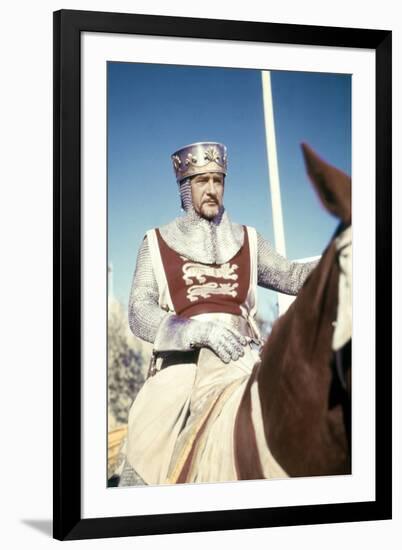 Richard Coeur by Lion King Richard and the Crusaders by DavidButler with George Sanders (Richard Co-null-Framed Photo