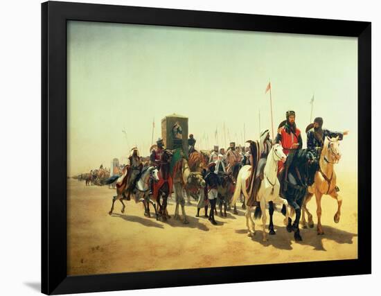 Richard Coeur De Lion on His Way to Jerusalem-James William Glass-Framed Giclee Print