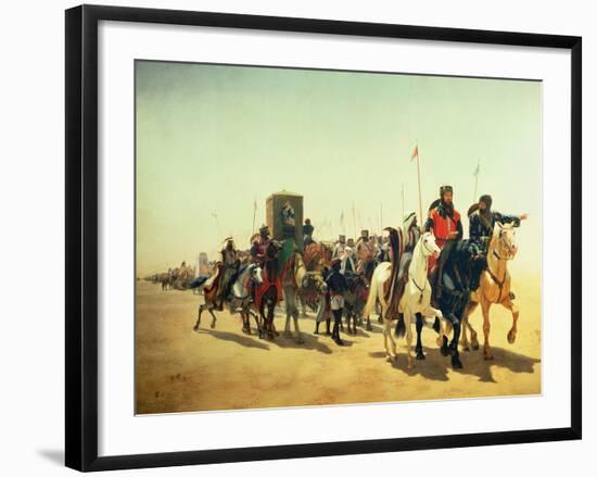 Richard Coeur De Lion on His Way to Jerusalem-James William Glass-Framed Giclee Print