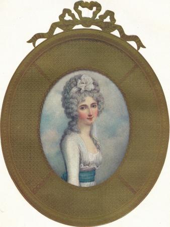 Miniature Portrait of Katherine, Lady Manners, Later Lady Huntingtower, 1787, (1907)