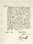 Letter from Richard Cromwell, Lord Protector, to General George Monck, 18th April 1660-Richard Cromwell-Giclee Print