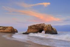 Rocks and Beach at Sunset, La Jolla, San Diego County, California, USA-Richard Cummins-Photographic Print