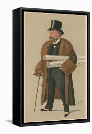 Richard D'Oyly Carte-Leslie Matthew Ward-Framed Stretched Canvas