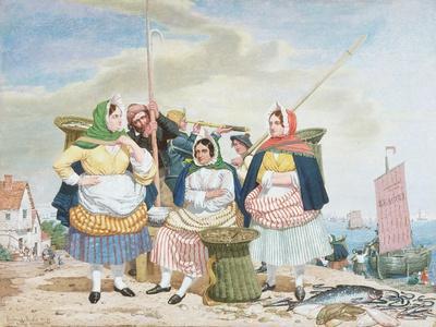 Fish Market by the Sea, c.1860