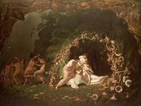 Puck and the Fairies, Mid Summer Night's Dream-Richard Dadd-Stretched Canvas