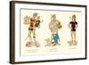 Richard de Beauchamp, Richard Nevil, and King Richard III-H. Shaw-Framed Art Print