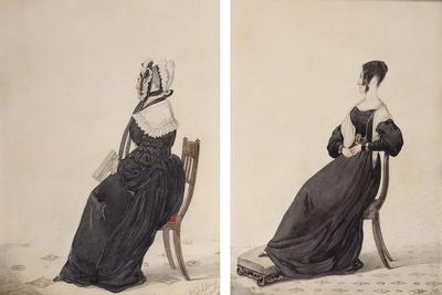 Two Portraits of Widows, 1837