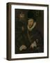 Richard Drake, 1535-1603, C.1577 (Painting)-George Gower-Framed Giclee Print