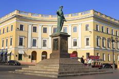 Duke De Richelieu Monument, Odessa, Crimea, Ukraine, Europe-Richard-Photographic Print