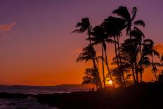 Waves Breaking on the Rocks at Kauapea Beach, Kauai, Hawaii, USA-Richard Duval-Photographic Print