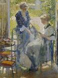 The Garden Room, Giverny-Richard E. Miller-Framed Stretched Canvas