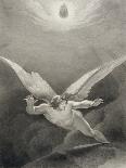 Satan Plunges into the River Styx, from a French Edition of "Paradise Lost"-Richard Edmond Flatters-Framed Giclee Print