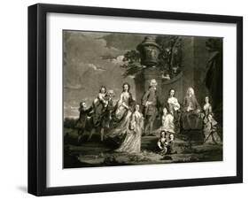 Richard Eliot and Family-SW Reynolds-Framed Art Print