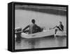 Richard Fisher and Andrew Anderson in a Unsinkable Boat-null-Framed Stretched Canvas