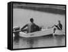 Richard Fisher and Andrew Anderson in a Unsinkable Boat-null-Framed Stretched Canvas