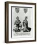 Richard Fitzalan, 3rd (10Th) Earl of Arundel (C.1307-76) and Eleanor Countess of Arundel, 1785-James Basire-Framed Giclee Print