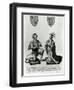 Richard Fitzalan, 3rd (10Th) Earl of Arundel (C.1307-76) and Eleanor Countess of Arundel, 1785-James Basire-Framed Giclee Print