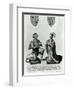 Richard Fitzalan, 3rd (10Th) Earl of Arundel (C.1307-76) and Eleanor Countess of Arundel, 1785-James Basire-Framed Giclee Print