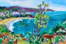 Crescent Bay, Laguna Beach, 2018, (oil on canvas)-Richard Fox-Giclee Print