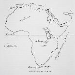 Mountain Range in East Africa, Engraving from Lake Regions of Equatorial Africa-Richard Francis Burton-Stretched Canvas