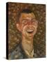 Richard Gerstl, self-portrait. Oil on canvas.-Richard Gerstl-Stretched Canvas