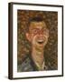 Richard Gerstl, self-portrait. Oil on canvas.-Richard Gerstl-Framed Giclee Print