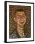 Richard Gerstl, self-portrait. Oil on canvas.-Richard Gerstl-Framed Giclee Print